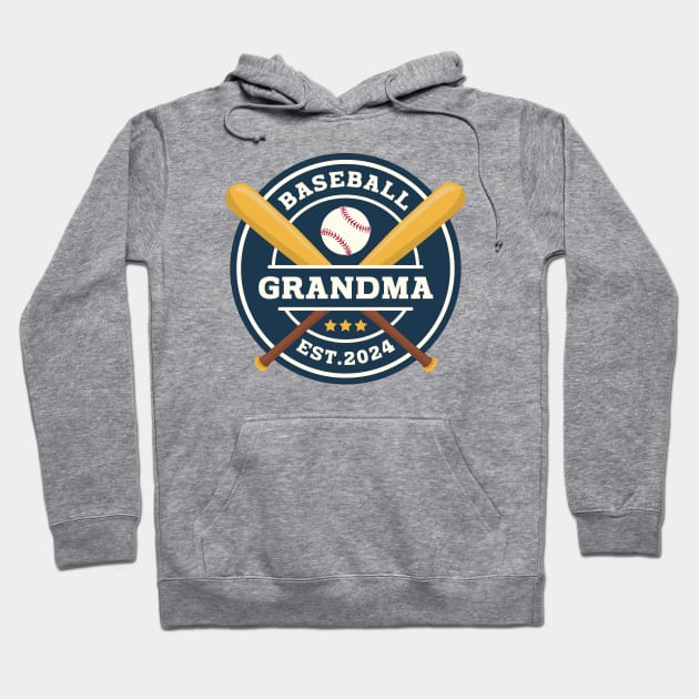 Baseball Grandma Mothers Day Hoodie by Ivanapcm